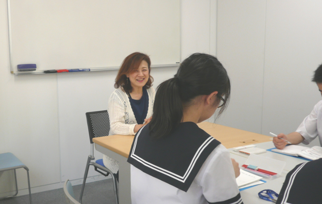 静岡県御殿場市立原里中学校学習風景